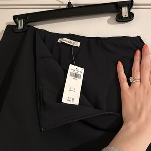 Abercrombie Black Mini Skort NWT